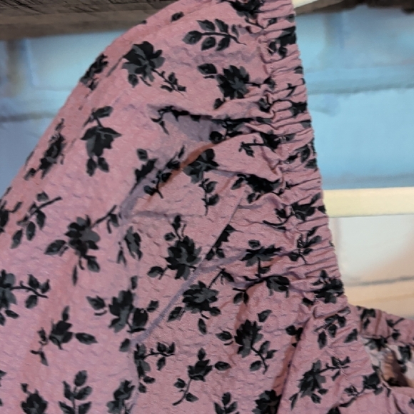 Madewell Seersucker Square-Neck Top in Floral - Picture 6 of 6